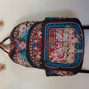 Johnny Was Full Size Embroidered Back Pack